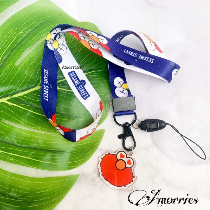 

DISKON GANTUNGAN HP LANYARD ELMO TALI HP LUCU TALI HP ID CARD