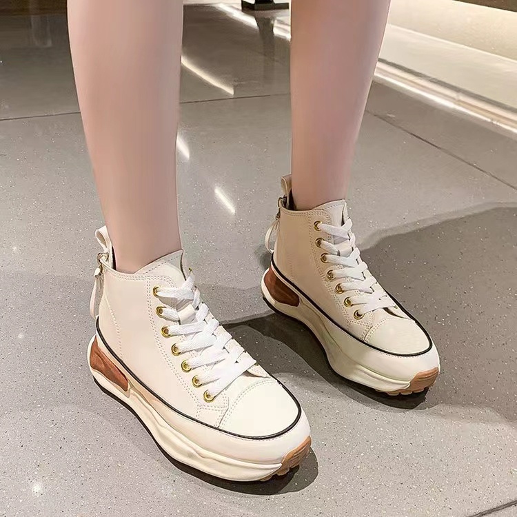 Free BOX Sepatu Sneakers Wanita Import Sepatu Kanvas Wanita Kasual Polos Tali Premium Quality Sepatu Casual Sneakers Wanita Sport Shoes G012