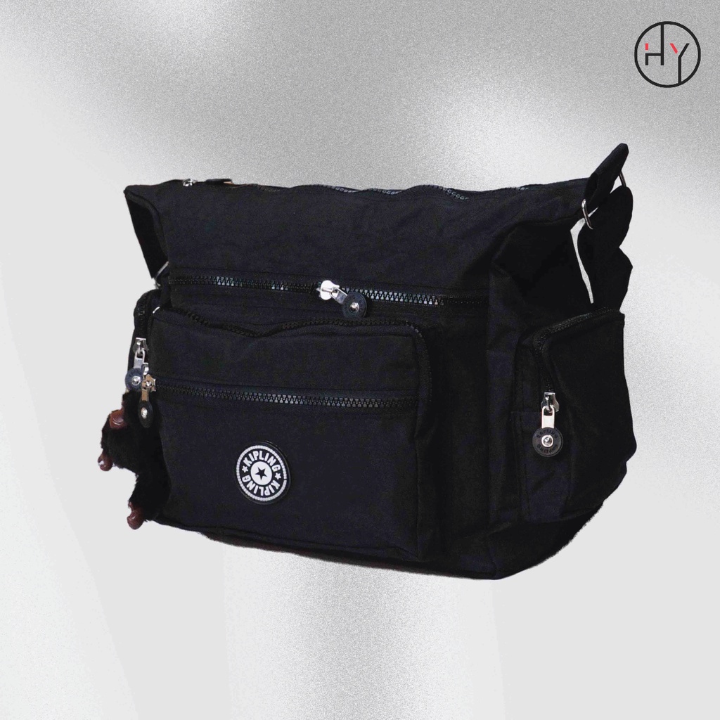 HYBRAND [SJA57] - TAS SELEMPANG POLOS BAHAN PARASUT IMPOR