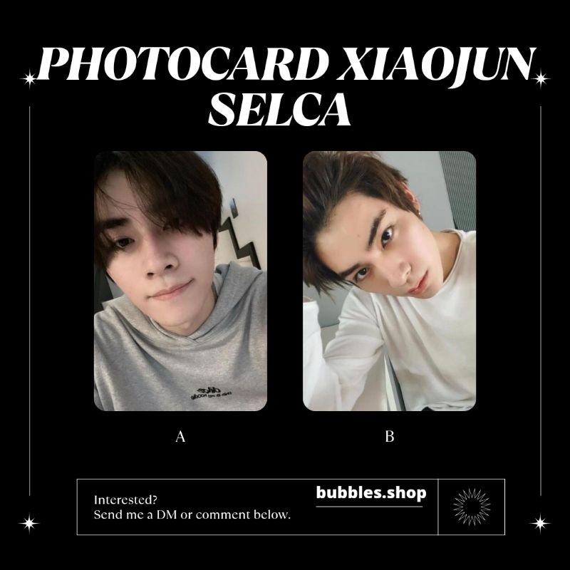 PHOTOCARD UNOFFICIAL XIAOJUN WAYV SELCA