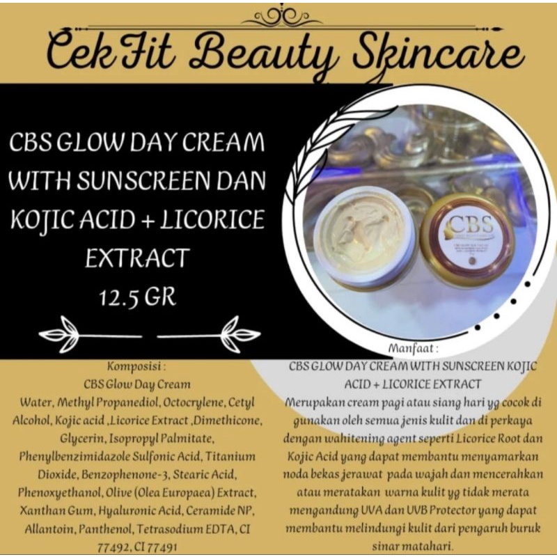 BPOM PAKET CBS CEKFIT BEAUTY SKINCARE JERAWAT DAN FLEK SABUN TONER CREAM