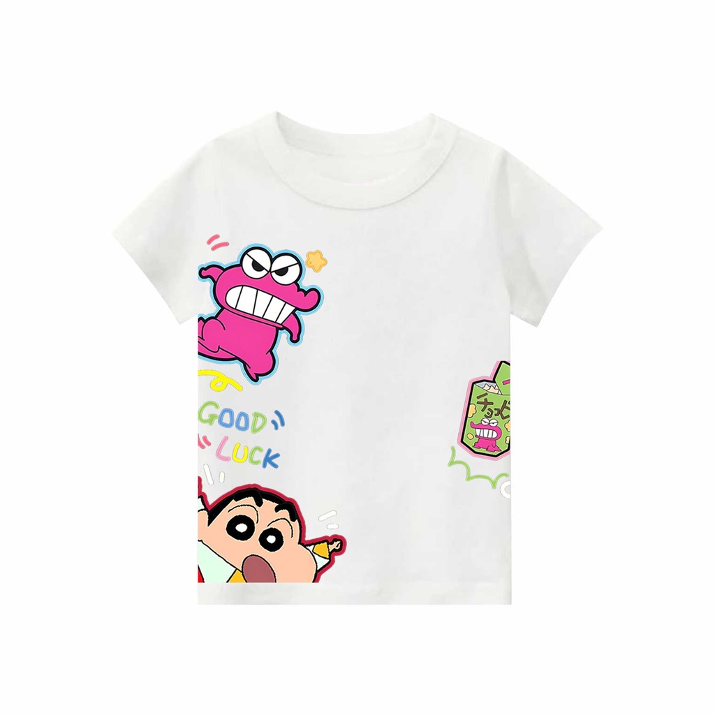 Kaos Anak laki-laki &amp; perempuan motif shinchan | kaos cotton combed 30s printing | Kaos Distro anak