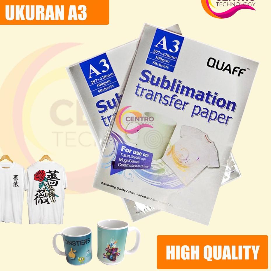 Depan Kertas Sublim / Sublim Paper A3 / Murah / KoreA