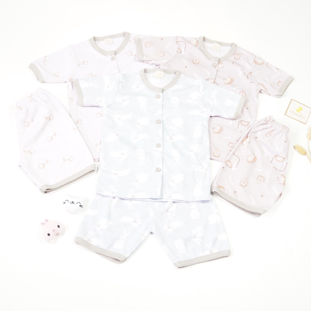 WINTEKU Basic SET Kids and Baby- Setelan PENDEK Anak dan Bayi Dreamer GIRL