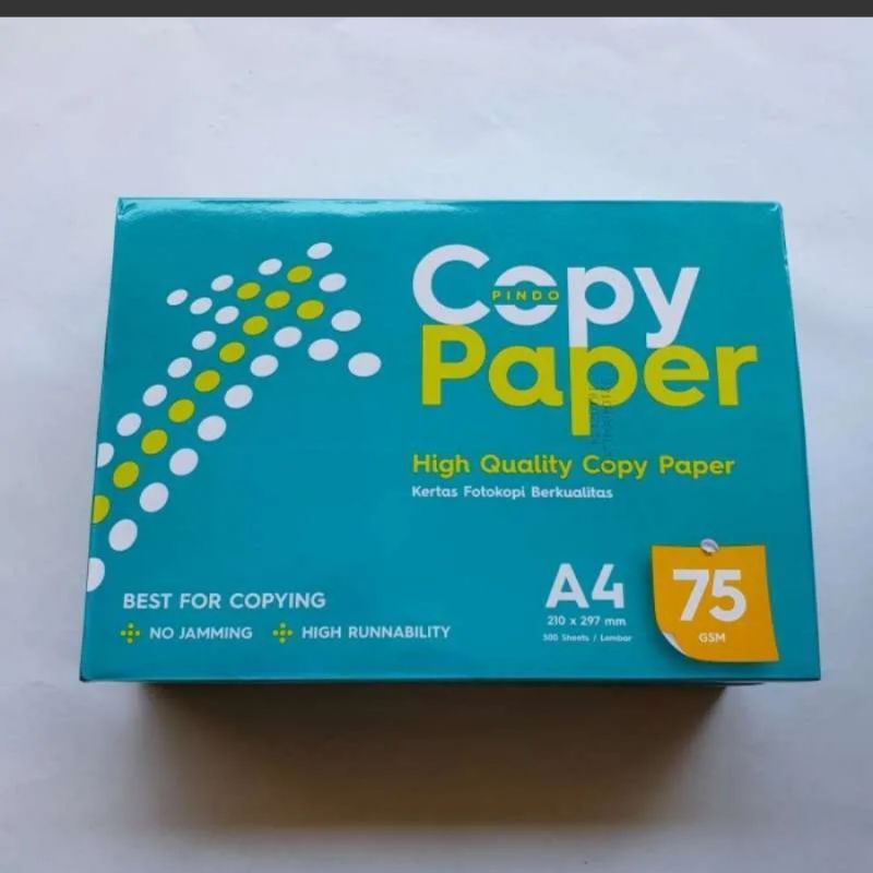 

kertas HVS coppy paper size A4.75gram