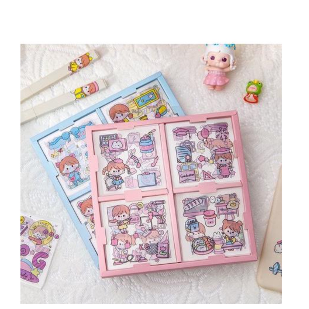 

Stiker Motif Kartun Korea Lucu Anti Air Dekorasi Handbook Scrapbook DIY