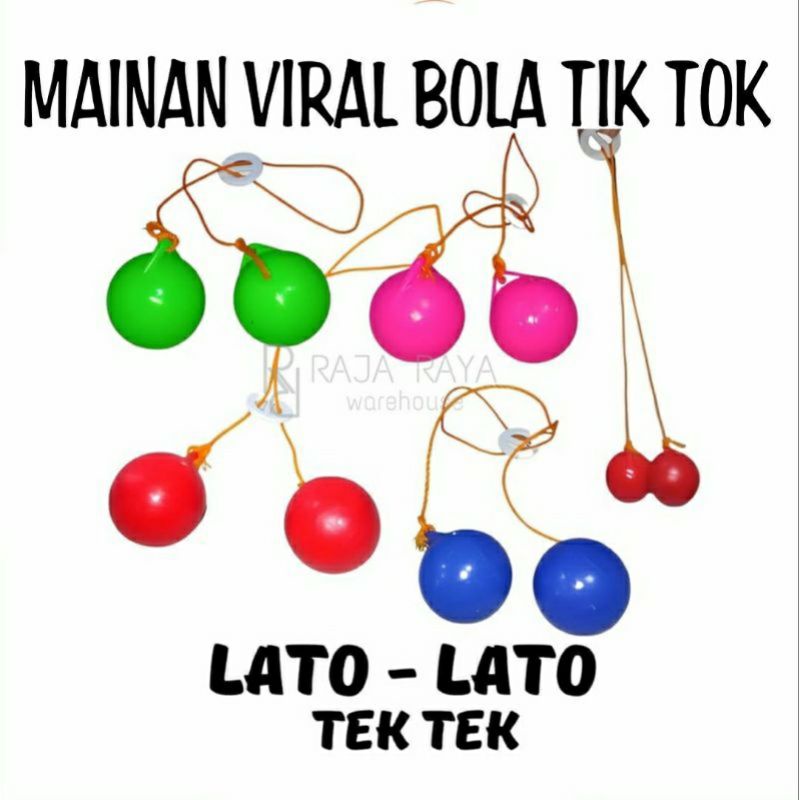 Latto-latto menyala/ etek- etok/ tok tok/ viral di tik-tok/ mainan jadul/ lato lato