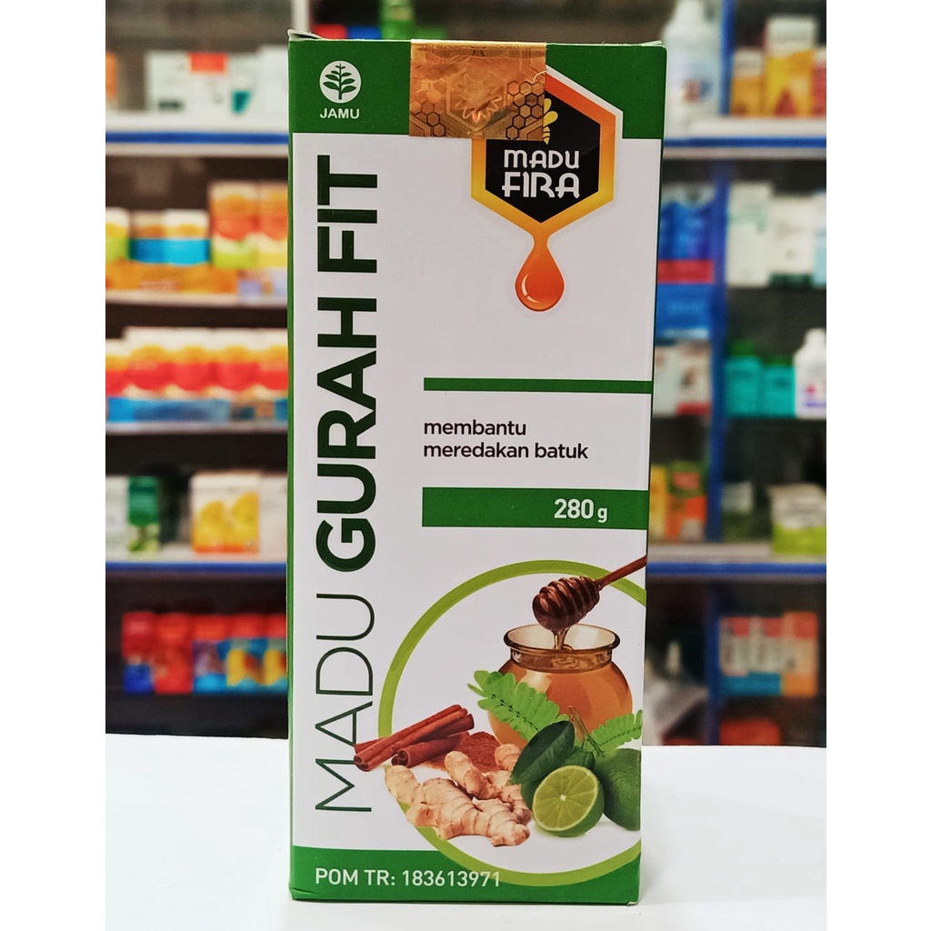 Madu Gurah Fit 280gr Meredakan Batuk Sesak Nafas