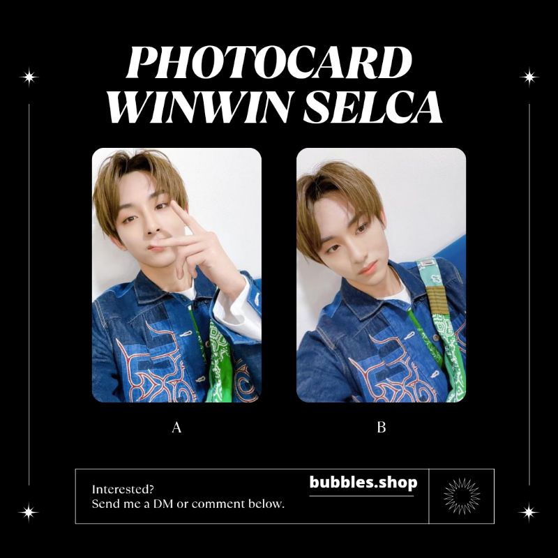 PHOTOCARD UNOFFICIAL WINWIN WAYV SELCA