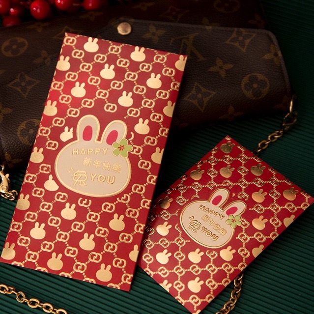 

2 Pack Angpao Kelinci Yaoneng Motif Premium Branded Rabbit Tahun 2023