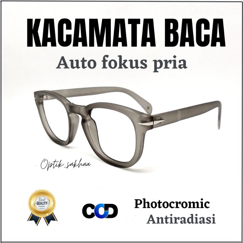 Kacamata Baca Plus Auto Focus Original Baca Dan Jalan Progresif photocromic Pria