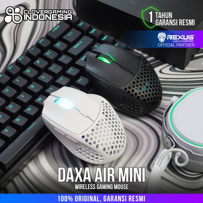 Moga Rexus Daxa Air Mini - Daxa Pro Air Mini Wireless Gaming Mouse