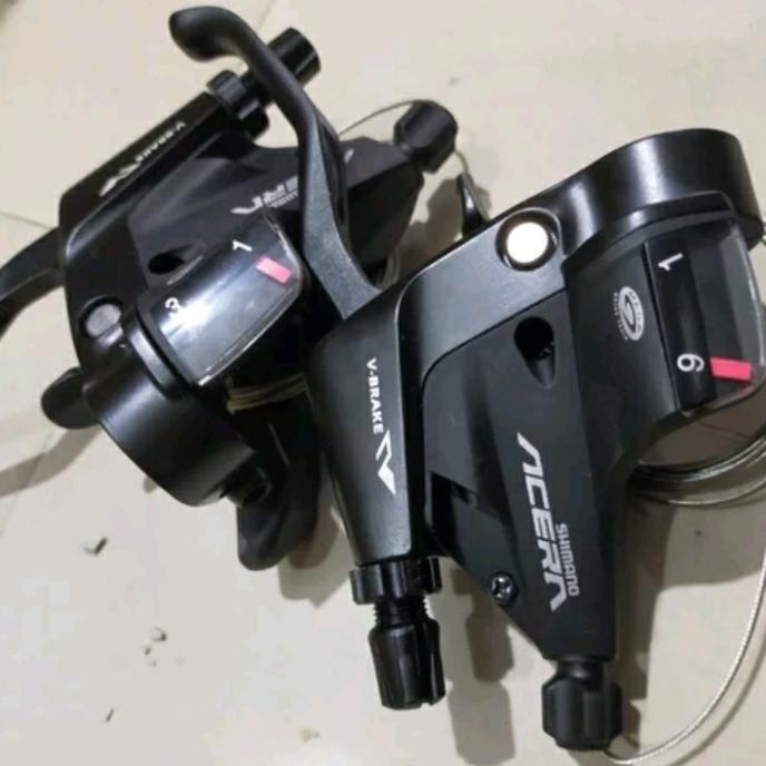 Shifter + Brake Shimano Acera m3000 3x9 Speed Kanan Kiri/Satu Set