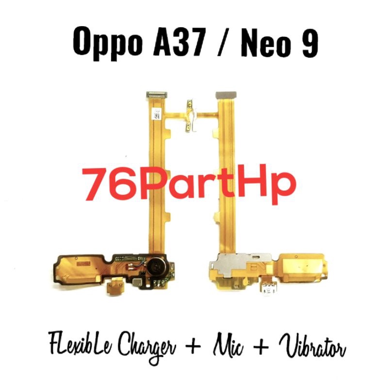 Flexible Connector Charger &amp; Volume Mic Oppo A37 - Neo 9 - A37 - A37W