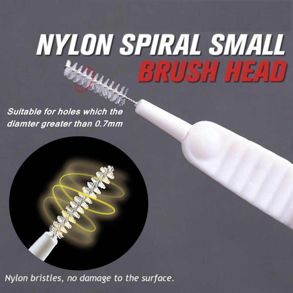 ღ 10Pcs Reusable Shower Kepala Sikat Pembersih Shower Kepala Anti Penyumbatan Ponsel Lubang Cleaning Pori Gap sikat Pembersih Rumah Tangga Alat Pembersih