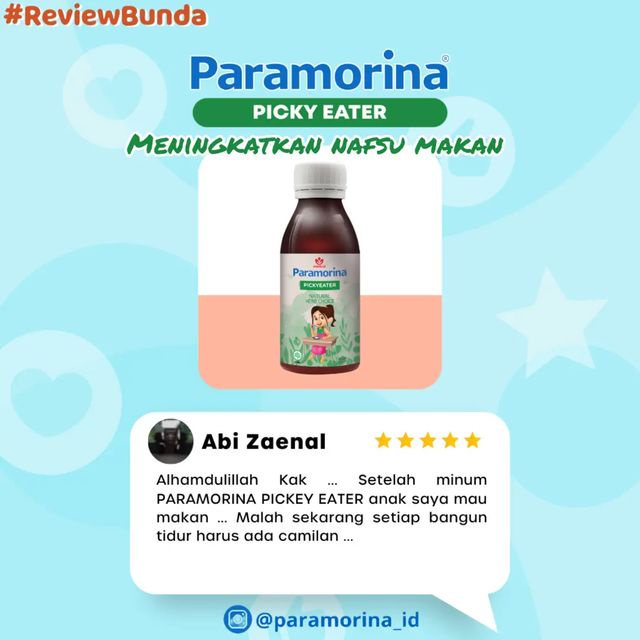 PARAMORINA TETES / DROP UNTUK BAYI Paramorina Upbrainina Picky Eater Activegrow Paramorina Baby Bayi Vitabumin