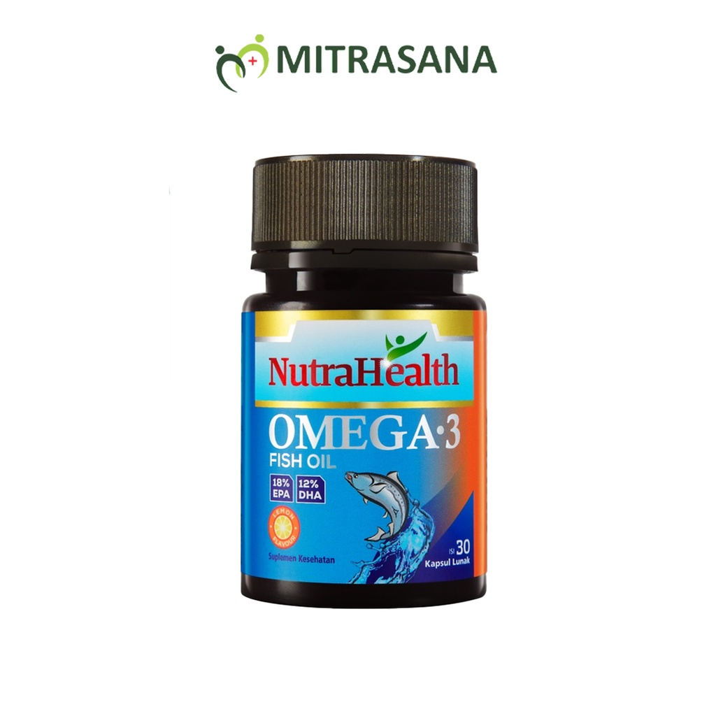 NutraHealth Omega 3 Fish Oil - 30 Kapsul Lunak