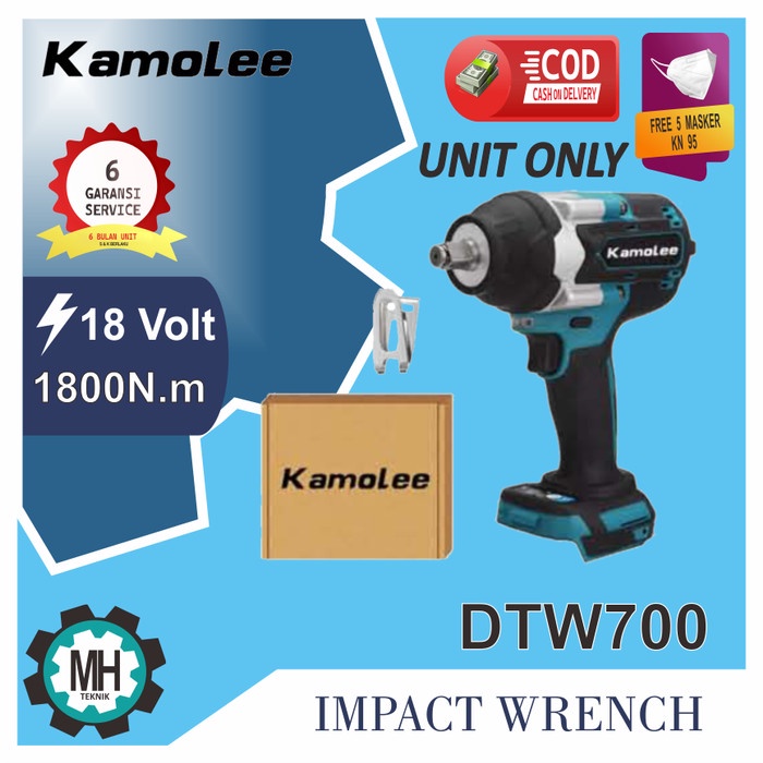 Kamolee - Impact Wrench (Mesin Impact) 18Volt - Varian