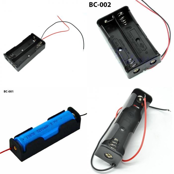 Tempat Baterai 18650 DIY Cell Charger Without Lid - BC-001/2