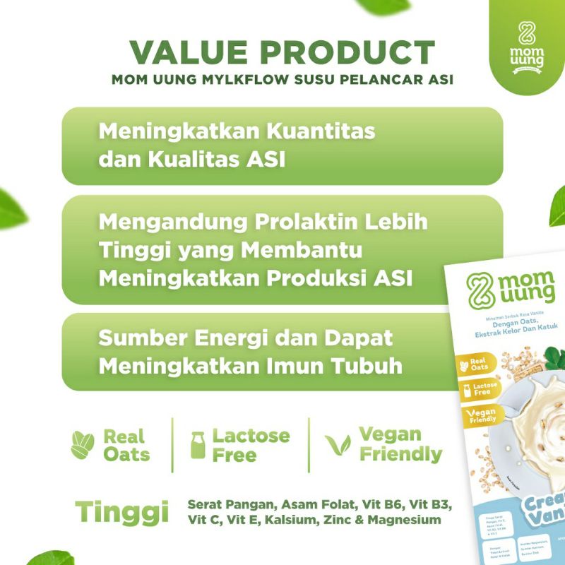 Mom Uung MylkFlow Susu Pelancar //Mylkflow Creamy Vanilla//Mylkflow Singapore Classic Chocolate