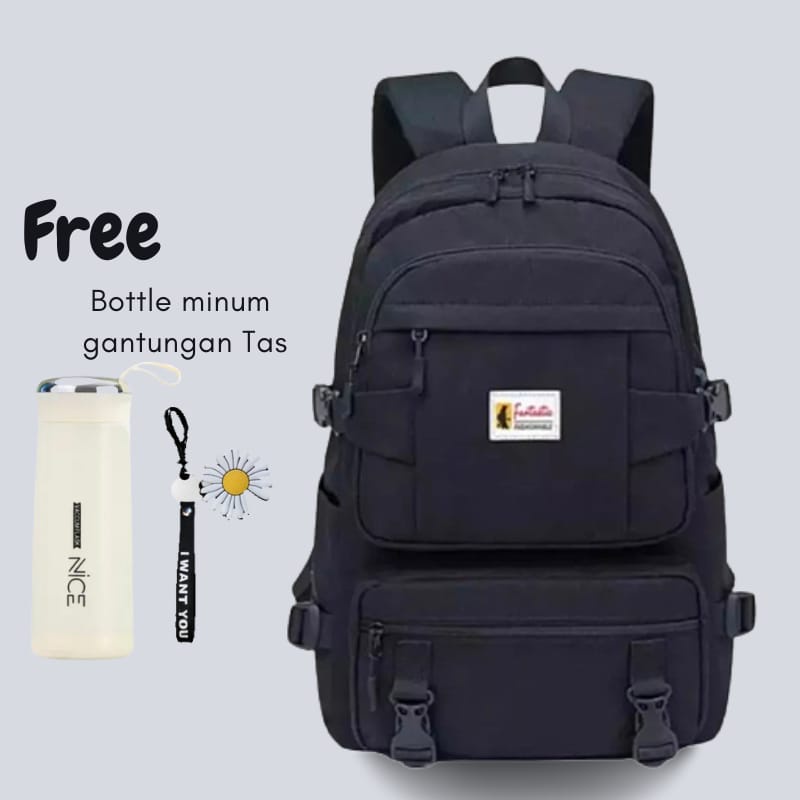 RANSEL KOREA TAS SEKOLAH ANAK RANSEL ANAK BACKPACK ANAK MURAH RANSEL ANAK MURAH TAS SEKOLAH ANAK 4.6 free Bottle minum