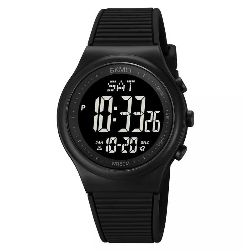 SKMEI Jam Tangan Pria Digital Sport Watch Alarm Waterproof EL Light - 1980