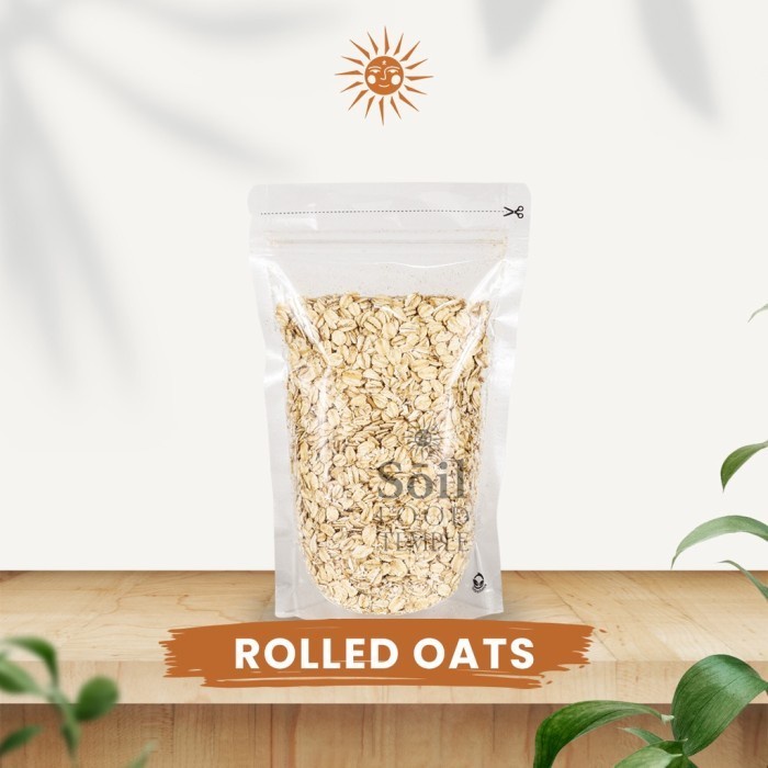 

Rolled Oats Gandum giling 1000 Gram by Soil Food Temple