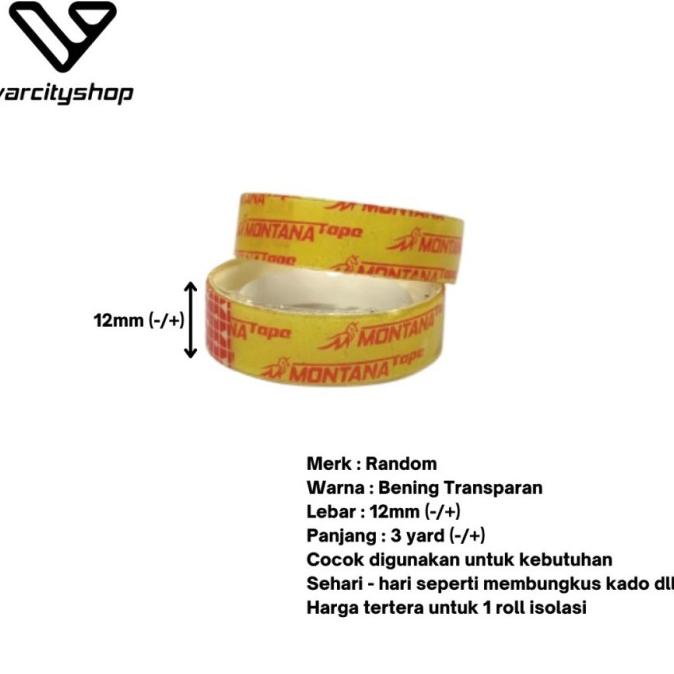 

SELOTIP KADO/ SOLASI BENING 1/2INCH 12MM SOLASI TAPE KECIL