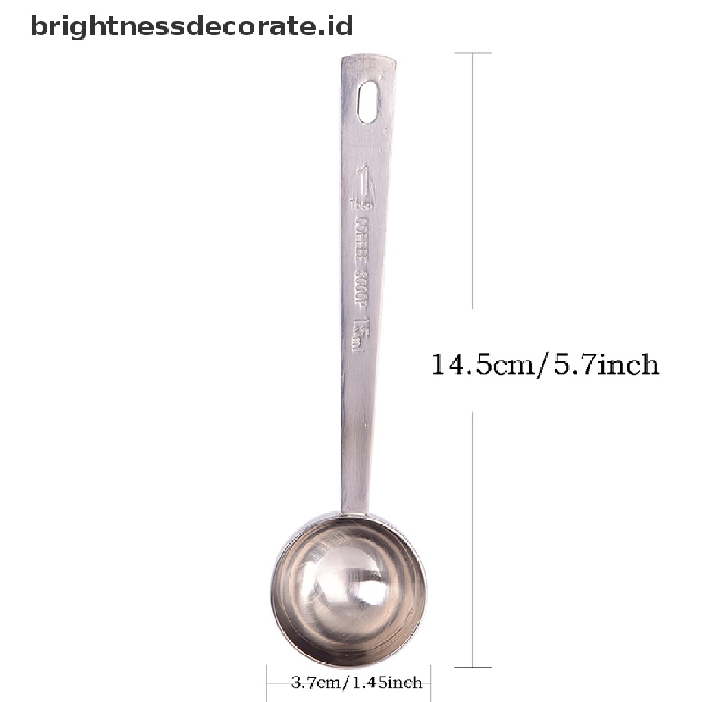 [Birth] Sendok Takar Kopi Sendok Makan Stainless Steel Scoop Coffee Tea Baking Sugar [ID]