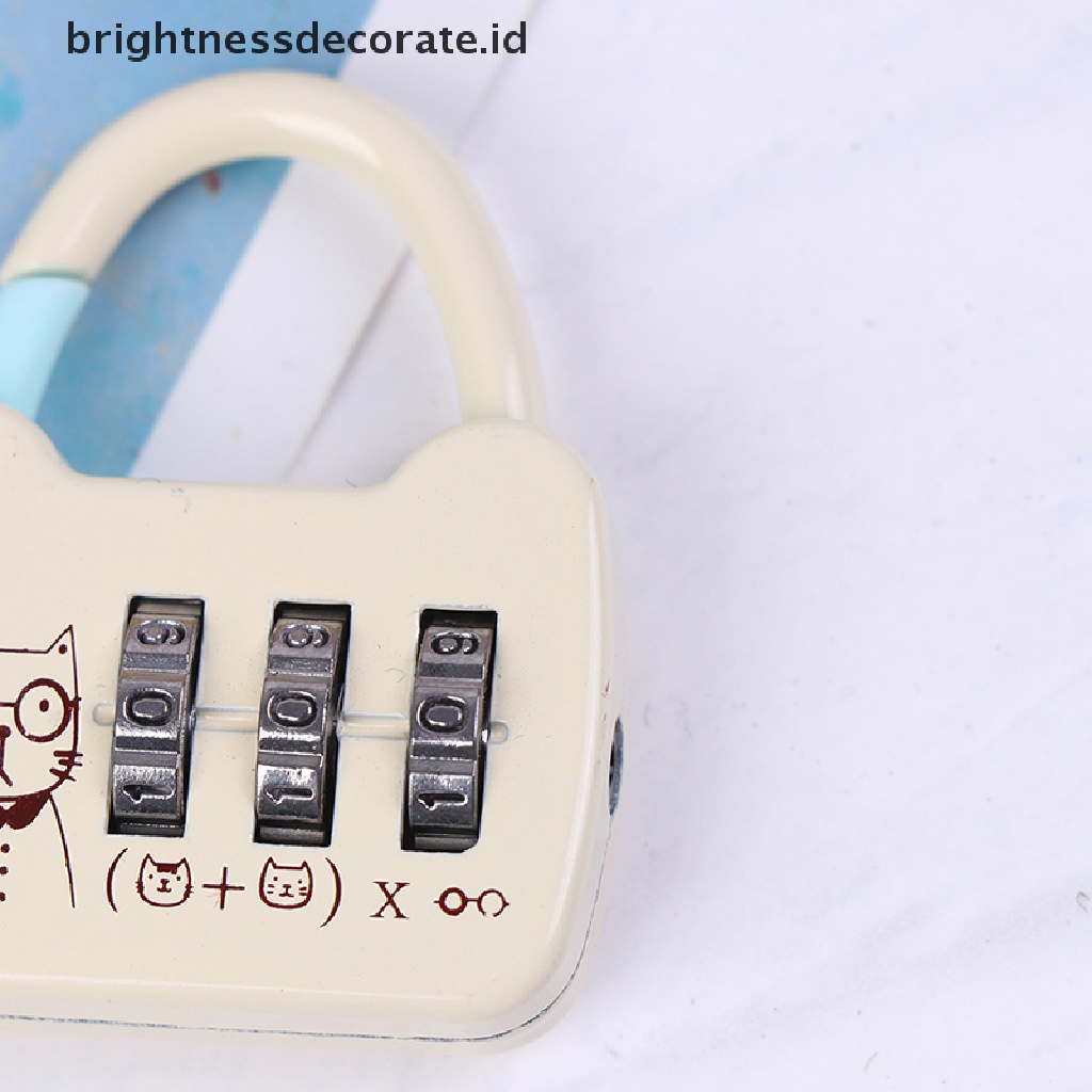 [Birth] Koper Bagasi Travel Kombinasi Mini Resettable 3digi Code Lock [ID]