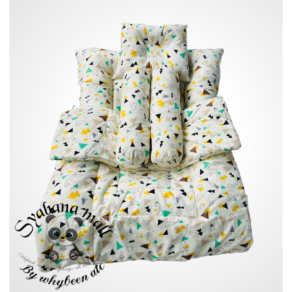 kasur bayi set bedcover free bantal guling dan tas