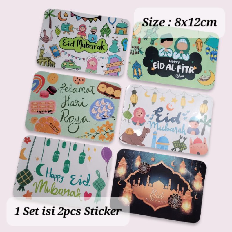 

Sticker Kotak 8x12cm Edisi Lebaran Idul Fitri - Stiker Sambung Label Hampers Ramadhan