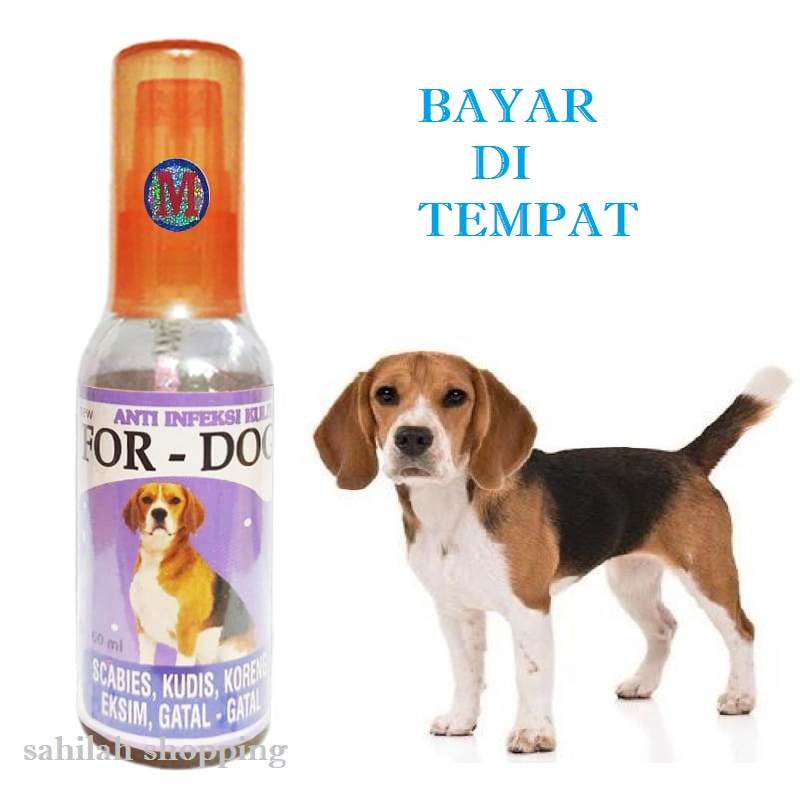 OBAT JAMUR ANJING AMPUH FOR DOG SPREY OBAT ANJING SAKIT KORENG KUDIS EKSIM GATAL ANTI INFEKSI KULIT