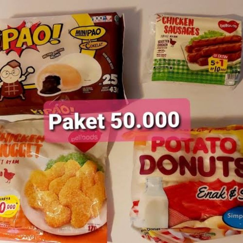 

paket frozen food 100ribu an