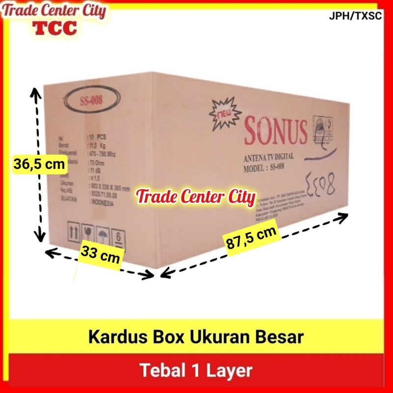 Kardus Jumbo Kotak Karton Dus Ukuran Besar untuk Pindahan Tebal 1 Layer / 2 Layer / Box Packaging Pa