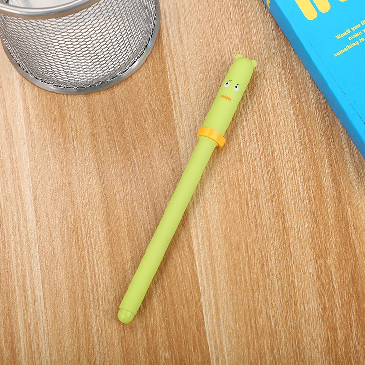 6pcs Pena Pen Pulpen Gel Set Tinta Cair Topi Hewan GM-ST0171