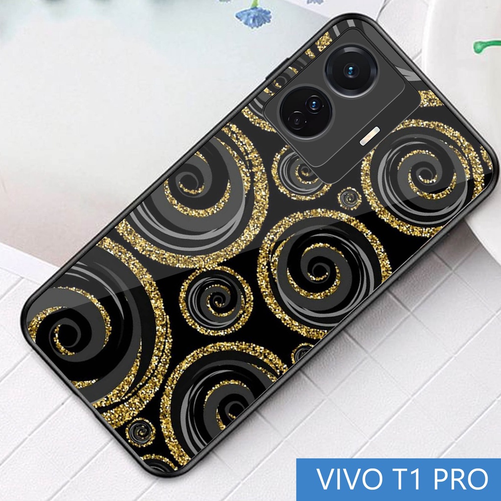 Softcase Glass [S77] VIVO T1 PRO - casing pelindung - VIVO T1 PRO - pelindung handphone - VIVO T1 PR