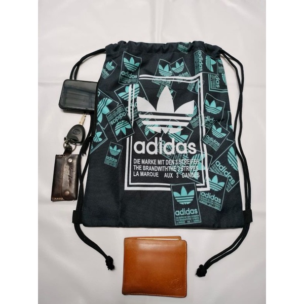 Tas Serut Futsal Sepak Bola Gymsack Stringbag Tas Adidas Gymsack Tas Serut Adidas Tas Olah Raga