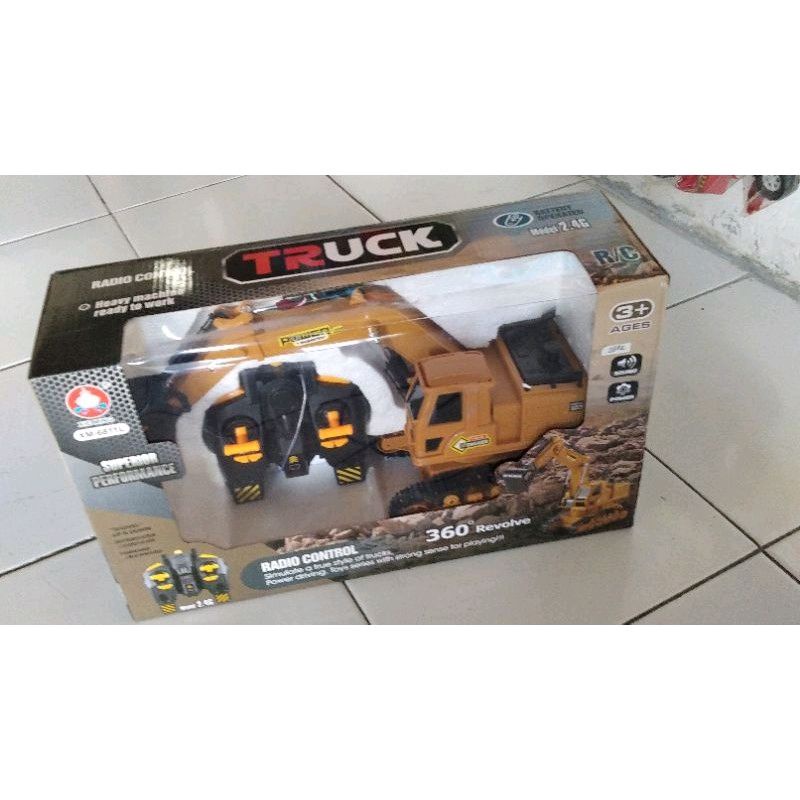 mobil remot bego / RC exavator 360° revolve.