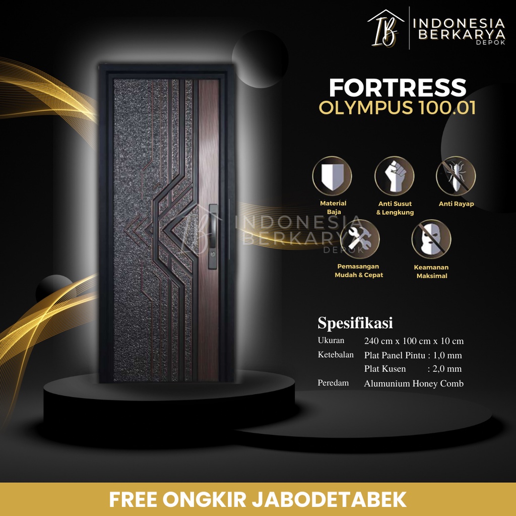 Pintu Baja Fortress Olympus 100.01