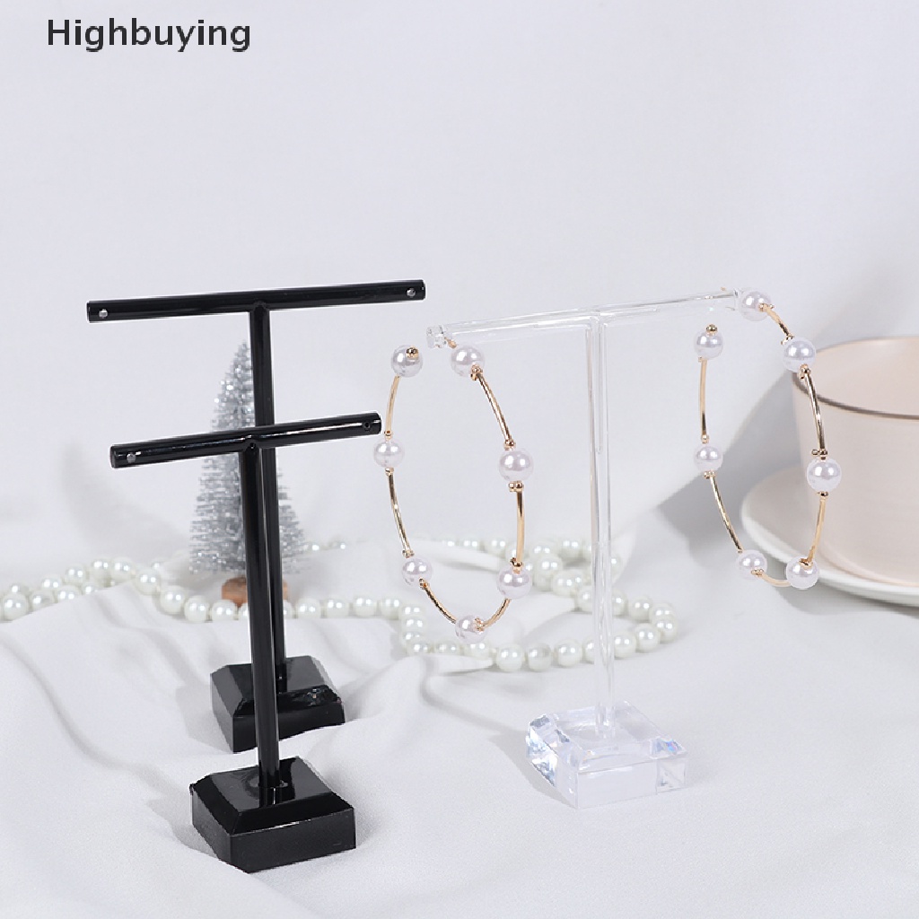 Hbid 2Pcs Rak Display Perhiasan Anting Akrilik Stand Organizer Holder Case Ornament Glory