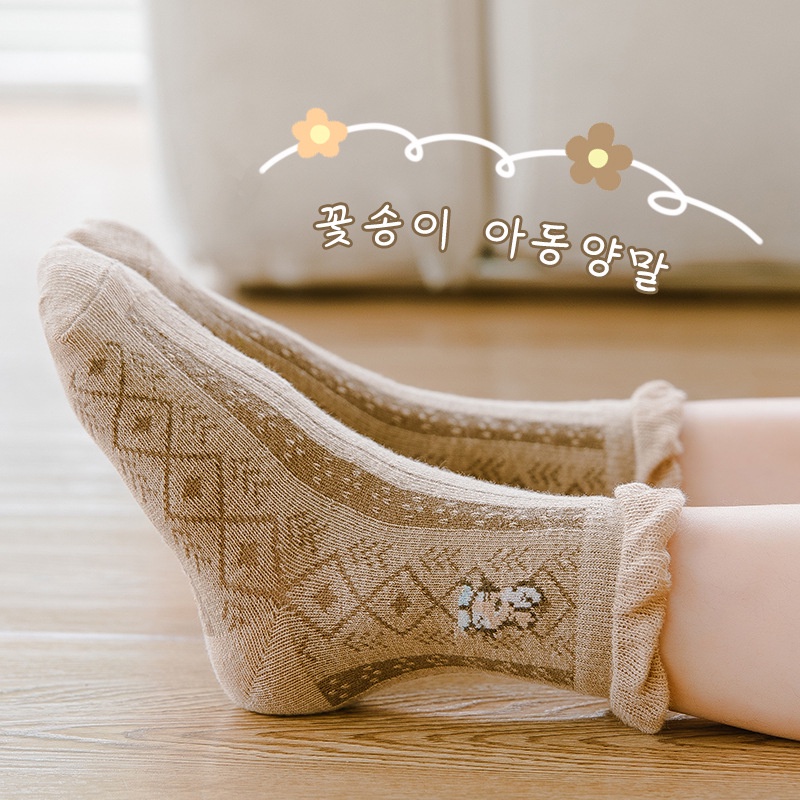 Okaybaby B265 Kaos Kaki Import Anak Perempuan Motif Terbaru Karakte Lucu 1-9 Tahun