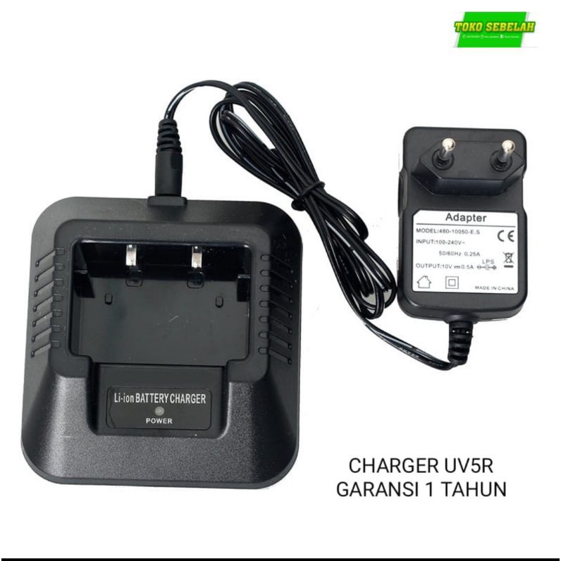 CHARGER UV5R CASAN ADAPTOR UV5R GARANSI 1 TAHUN