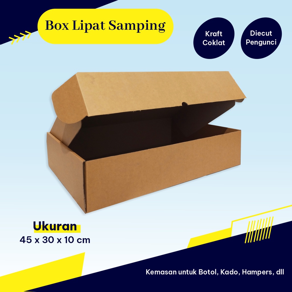 

Kardus/Box DC LS 45 x 30 x 10 cm - Boxbaju/Boxhampers/Customdesain/Customukuran