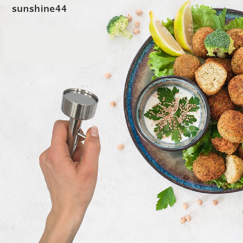 Sunshine New Alat Pembuat Bakso Besar Falafel Bola Membuat Scoop Cetakan Alat Pres Daging.