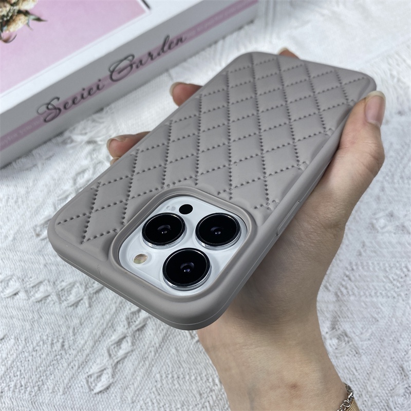 IPHONE [New And Simple Style] Paket Lengkap Soft Case Cair Berlaku Untuk Iphone14 13 12 11 Pro X XS Max 14Plus XR Casing Pelindung Silikon