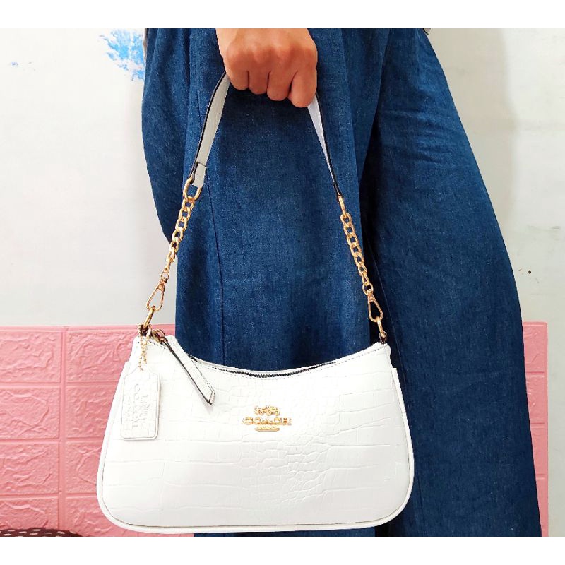 FREE BOX // TERI CROCO TOP HANDLE SPEK LIMITED EDITION UK 25x14x8