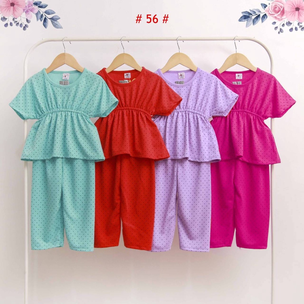 STELAN NAGITA VIRAL ANAK PEREMPUAN 1-9 TAHUN BAHAN BABY TERRY/SETCEL NAGITA POLKADOT/STELAN ANAK PER