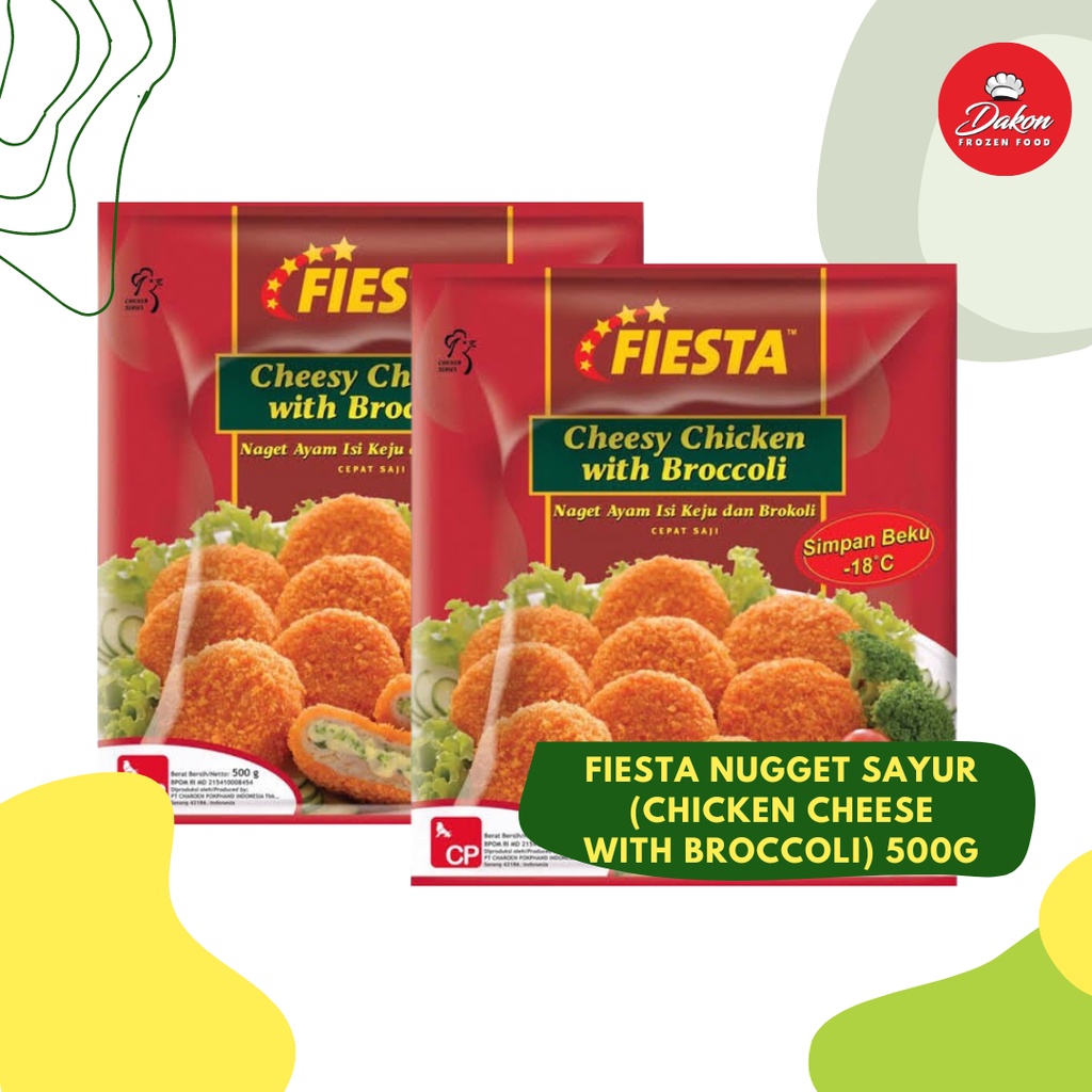 

Fiesta Nugget Sayur (Chicken Cheese with Broccoli) 500g