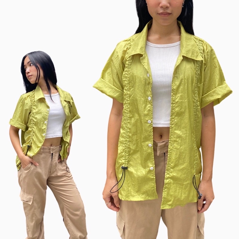 Ruched Parachute Shirt